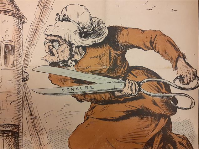 Couverture du Don Quichotte-Juin 1875 - © Médiathèques d'Annecy