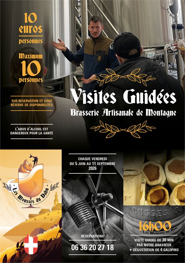 Visite guidée de Brasserie Artisanale & dégustation