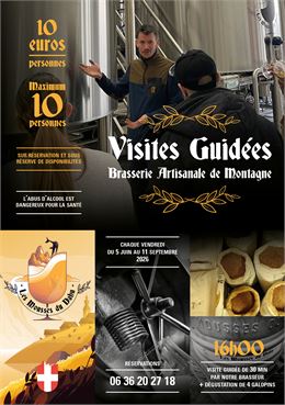 Visite guidée de Brasserie Artisanale & dégustation
