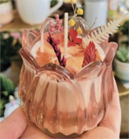 bougie créative - Pom'violette