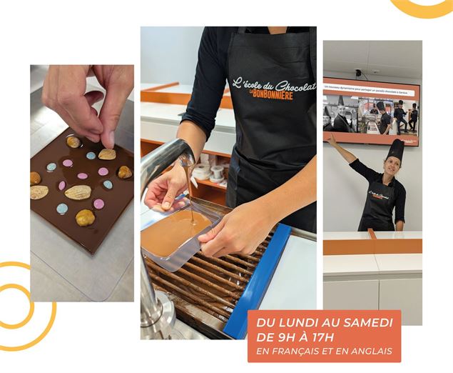 Atelier Découverte - L'École du Chocolat - La Bonbonnière