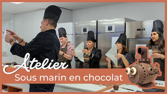 Atelier Initiation à la Chocolaterie - Sous marin en chocolat - La Bonbonnière