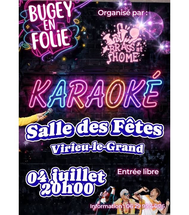 Soirée karaoké_Virieu-le-Grand - Brass At Home