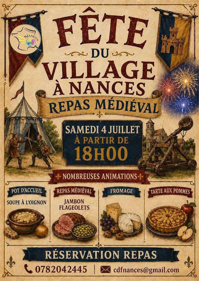 Fête du village_Nances - Comité des Fêtes de Nances