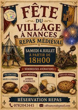 Fête du village_Nances - Comité des Fêtes de Nances