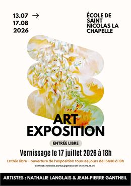 Exposition de peintures et sculptures "Sensations de Nature"_Saint-Nicolas-la-Chapelle - Nathalie LA