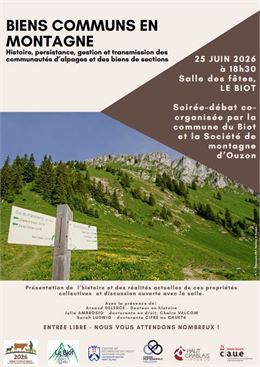 Biens communs en montagne - Mairie le Biot