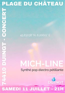 Mich-Line, concert pop-électro_Duingt
