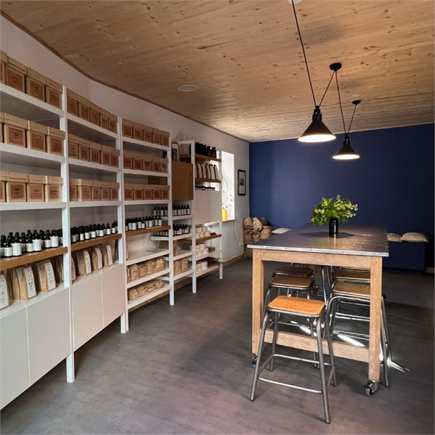 Intérieur boutique - CAIRN PLANTES