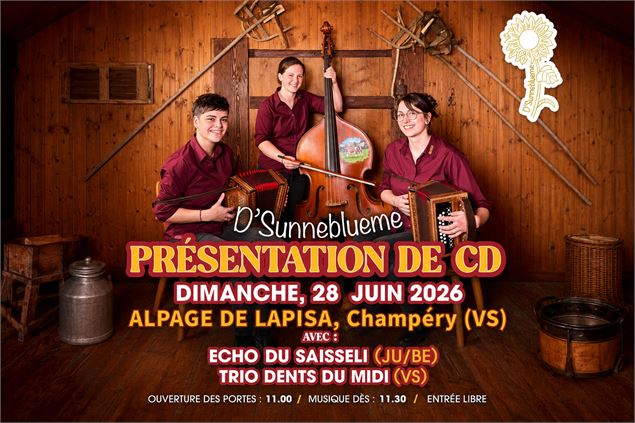 Présentaion de CD | D'Sunneblueme_Champéry