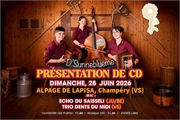 Présentaion de CD | D'Sunneblueme_Champéry