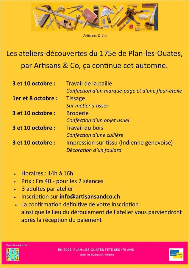 Ateliers-découverte d'artisanat - Artisans & Co