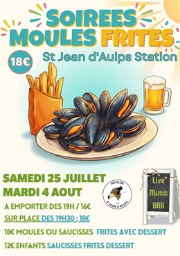 Soiréé moules frites - Ski Club St Jean d'Aulps
