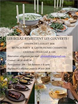 Brunch party et gastronomie champêtre au Chateau des Eclaz_Cheignieu-la-Balme - Château des Eclaz