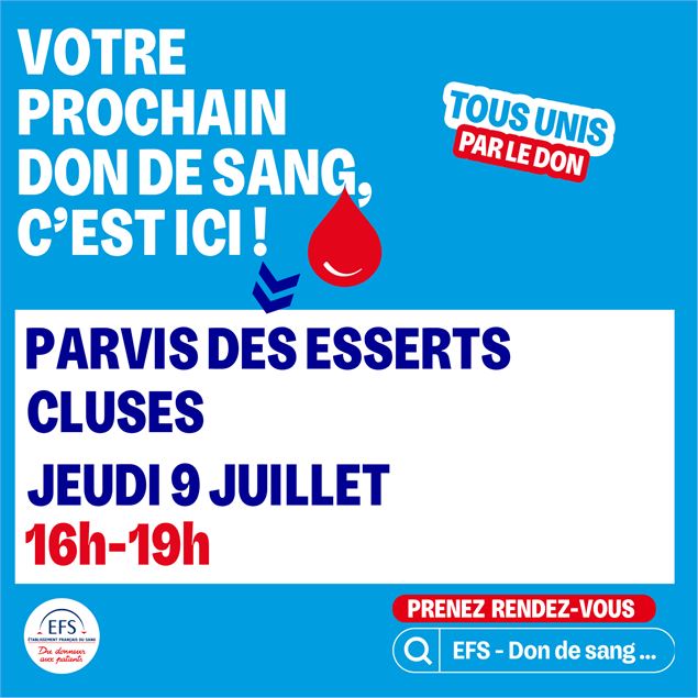 DON DE SANG - EFS AURA