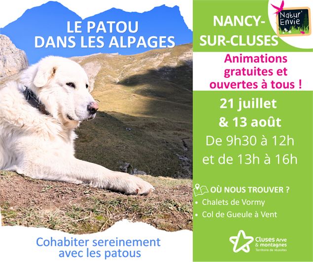 Sensibilisation des randonneurs face aux chiens de protection - Nancy-sur-Cluses_Nancy-sur-Cluses
