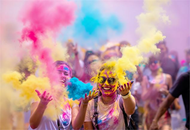 Des participants multicolorés - Sorciers d'Aussois