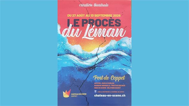 Le Procès du Léman - Flyer du Procès du Léman recto et verso