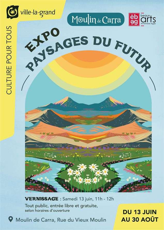 Affiche exposition - Moulin de Carra