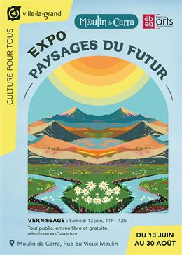 Affiche exposition - Moulin de Carra
