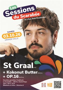 Concert : St Graal + Kokonut Butter + OP.16_Chambéry - Fanny Ceccon