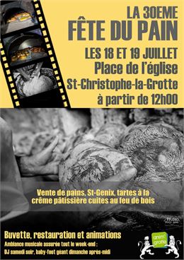 30ème Fête du Pain_Saint-Christophe-la-Grotte