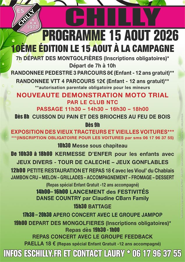 10ème édition : 15 août à la campagne_Chilly