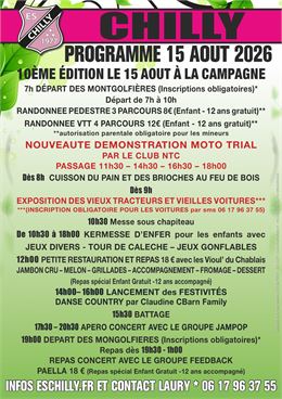 10ème édition : 15 août à la campagne_Chilly