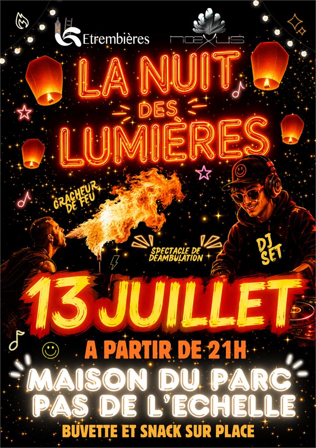 Affiche 13 juillet 2026 - Mairie d'Etrembière