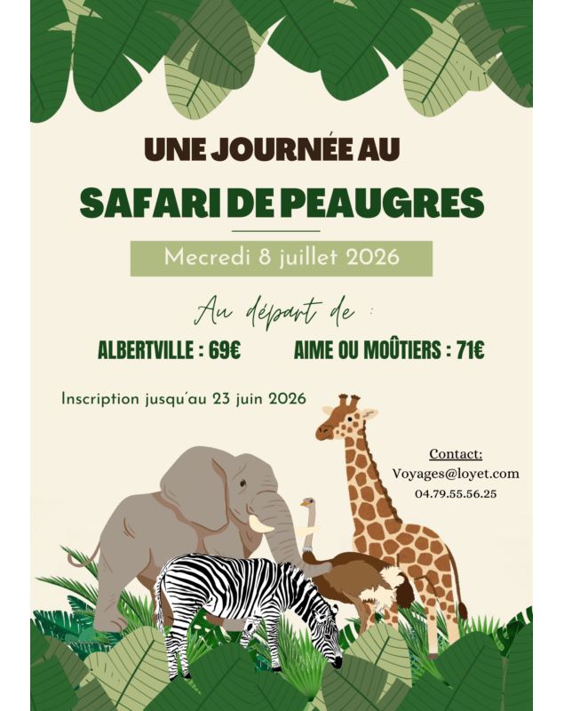 Les voyages Loyet vous proposent :_Albertville