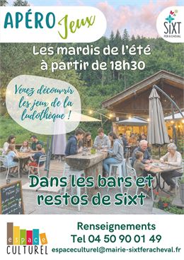 Apéro Jeux dans les bistrots/restos de Sixt._Sixt-Fer-à-Cheval