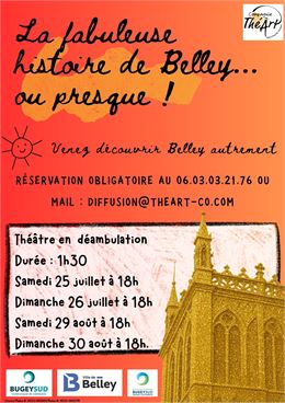 Spectacle : La fabuleuse histoire de Belley... ou presque !_Belley - Compagnie ThéArt