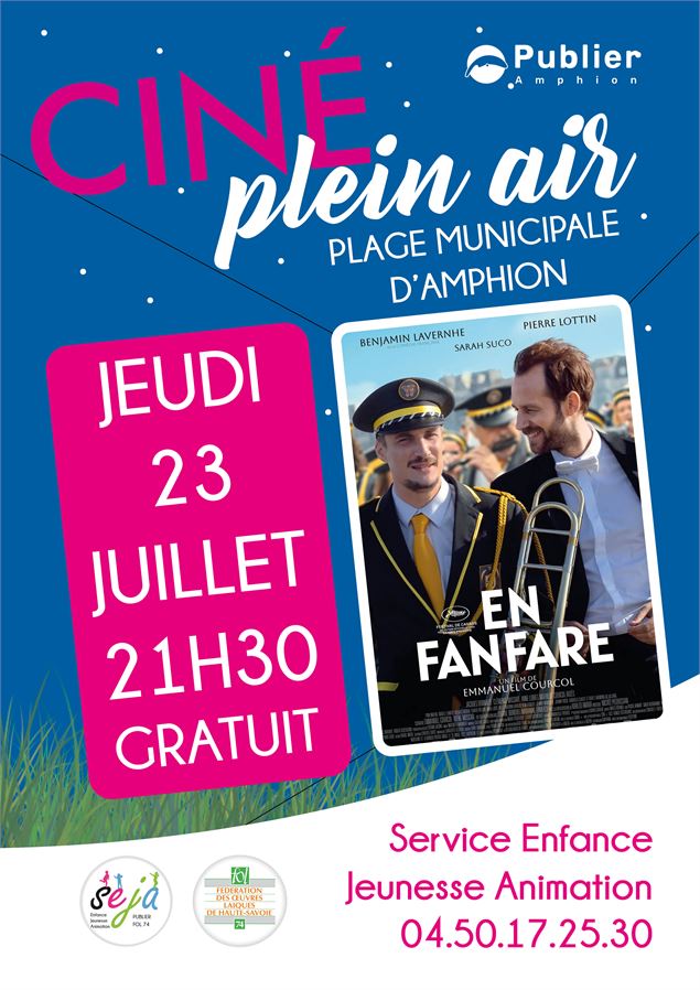 Ciné plein air : En fanfare - Mairie de Publier