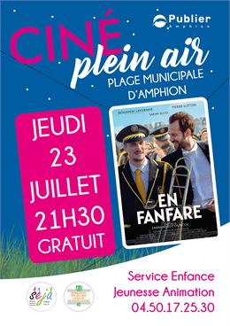 Ciné plein air : En fanfare - Mairie de Publier