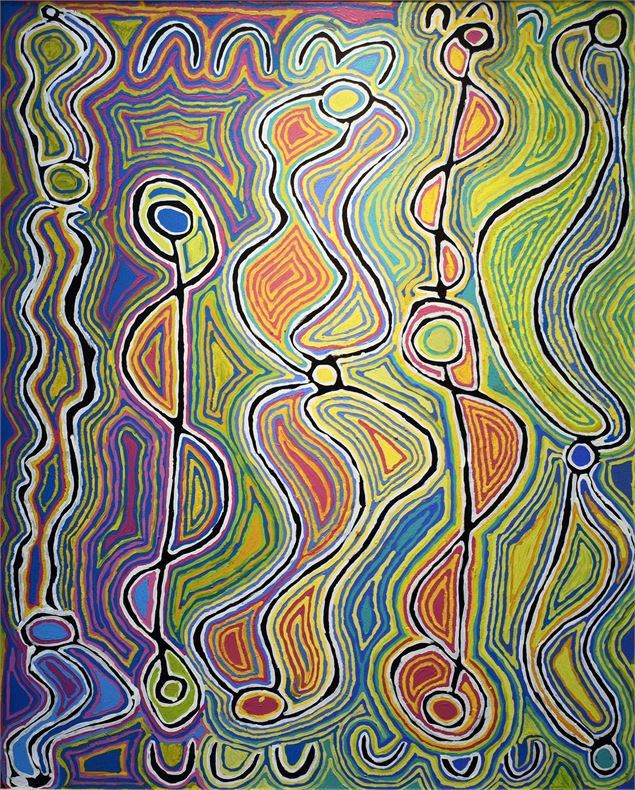 Atelier les p'tits curieux : motifs aborigènes_Saint-Gervais-les-Bains - Judy Watson Napangardi coll