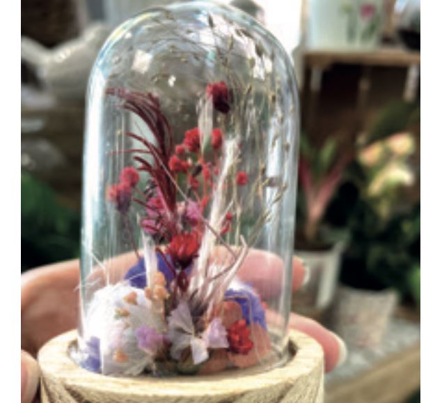 Atelier cloche fleurie - Pomviolette