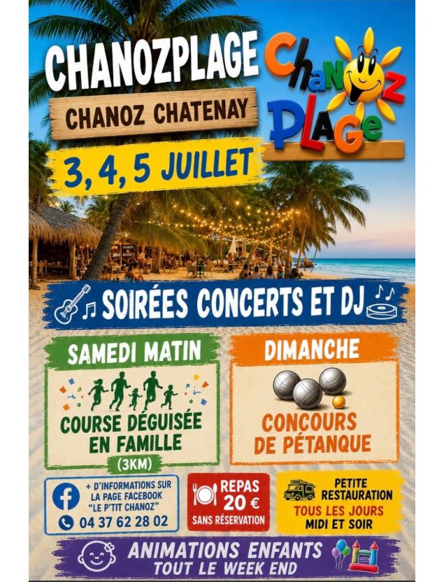 Affiche de Chanoz Plage - Le P'tit Chanoz