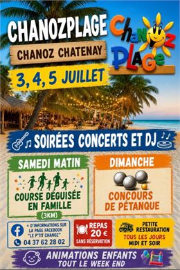 Affiche de Chanoz Plage - Le P'tit Chanoz