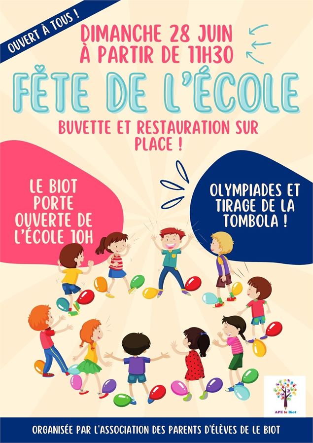 Fête de l'ecole - APE Le Biot
