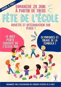 Fête de l'ecole - APE Le Biot