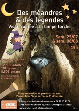Visite contée à la lampe torche "Des méandres et des légendes" - Beauvoir Photographie