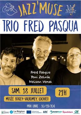 Festival Jazz Muse : concert Trio Fred Pasqua à Lochieu_Arvière-en-Valromey - Jazz Muse