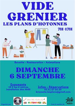 Vide grenier aux Plans d'Hotonnes_Haut Valromey - Amicale des pompiers du Petit Abergement
