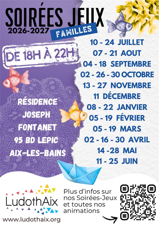 Soirées-jeux Estivales - LudothAix