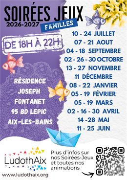 Soirées-jeux Estivales - LudothAix