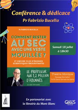 Conférence de Fabrizio BUCELLA + séance de dédicace_Saint-Gervais-les-Bains