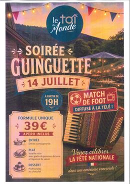 Soirée guinguette accordéon avec Marcel au Toî du Monde_Flumet - Toî du Monde