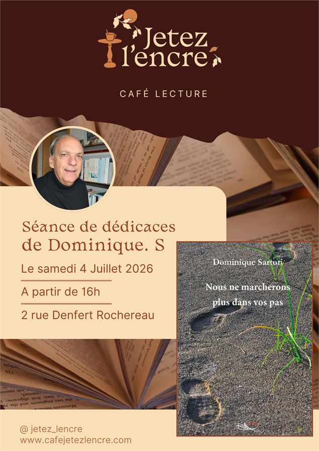 Scéance dédicace - Dominique Sartori