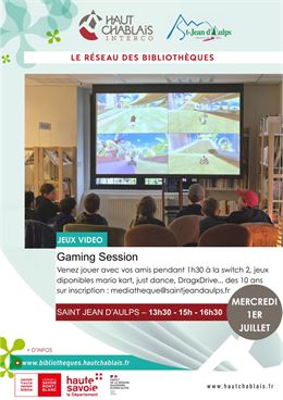 Gaming session_Saint-Jean-d'Aulps - Aulps médiathèque