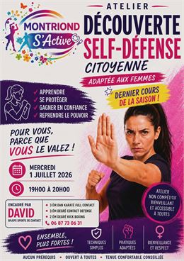 Atelier découverte self défense - Montriond s'active